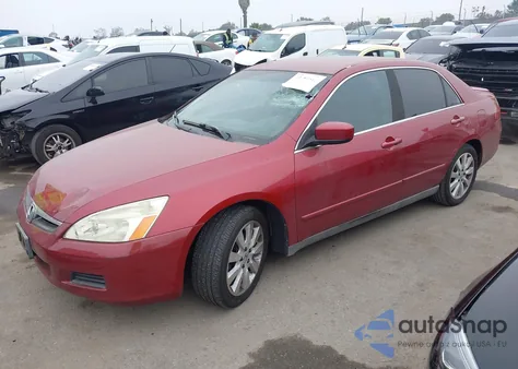 2007 Honda Accord 3.0 Se z USA, uszkodzony, nr VIN 1HGCM66447A066006